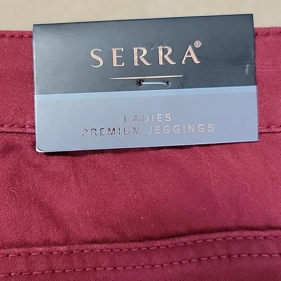 Serra Red Jegging Jeans Size 12 NWT - Picture 2 of 11